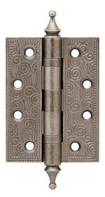 Петля универсальная Castillo CL 500-A4 102x76x3,5 AS Античное серебро накладные (карточные) с доставкой в Москве: ruchki.msk