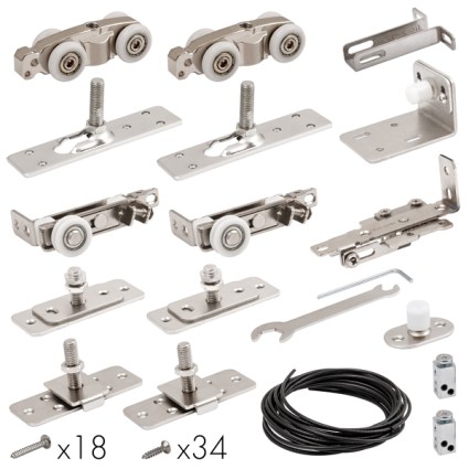 Комплект для телескопического открывания SLD.Comfort-PRO.SET5.telescope/80 (Comfort - PRO SET 5) Раздвижные системы с доставкой в Москве: ruchki.msk