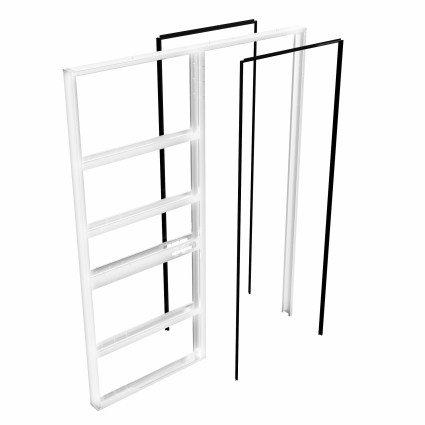Комплект для обрамления пенала SLD.Comfort-PENAL frame 900/2300 BL Раздвижные системы с доставкой в Москве: ruchki.msk