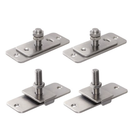 Комплект монтажных пластин SLD.Comfort-PRO.PROF/telescope.static door plates Профили и комплектующие с доставкой в Москве: ruchki.msk