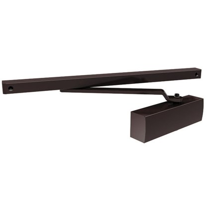 Доводчик дверной со скользящей тягой DCSLIDER45 BR (коричневый) со скользящей тягой с доставкой в Москве: ruchki.msk